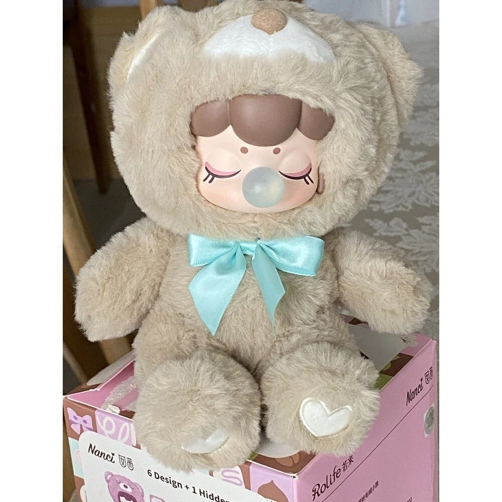 Rolife Nanci Chocolate Colorful Plush Bear Series Open Confirmed Hazelnut Latte